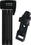 Abus Bordo Lite 6055C/85 BK Folding Lock + SH Support Black
