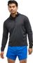 Hoka GlideTech Top 1/4 di zip nero da uomo