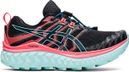 Women's Asics Gel Trabuco Max Trail Shoes Black Pink Blue