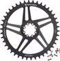 Wolf Tooth Direct Mount-Kettenblatt mit 8 Schrauben, schwarz