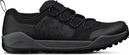 Pair of Fizik Terra Ergolace X2 Flat Shoes Black