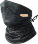 Cachecou Sport Extérieur Soie Glacée UV Noir/Gris