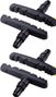 BBB TriStop Brake Pads for V-Brake Black