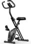 Vélo d’appartement Fitness pliable magnétique multifonction Noir