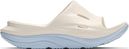 Hoka Ora Recovery Slide 3 Recovery Shoes, Beige/Purple, Unisex