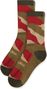 Chaussettes Endura Peak Camo Vert/Rouge