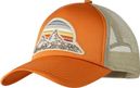 Cappellino Trucker Buff Arancione Beige