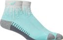 Asics Performance Run Quarter Socken Blau/Weiß