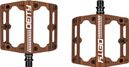 Deity Black Kat Flat Pedals Bronze