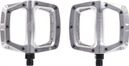 DMR Pair of Flat Pedals V8 Classic Silver