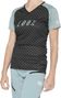 Maglia donna manica corta 100% maglia Airmatic Seafoam Checkers