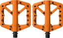 Pair of P dales Plates Crankbrothers STAMP 1 Orange