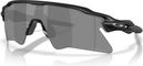 Oakley Radar EV Heater Sunglasses in Matte Black/Prizm Black Polarized/OO9541-0237