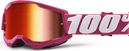 100% STRATA Kindermaske 2 | Rot | Rote Spiegelgläser