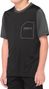 Maglia 100% Ridecamp Kids manica corta nera / grigia