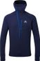 Pile da uomo Mountain Equipment Eclipse con cappuccio e zip blu