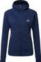 Pile Mountain Equipment Eclipse con cappuccio blu da donna