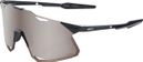 Lunettes 100% Hypercraft - Gloss Noir - Verres Miroir argentée Hyper 