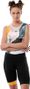 Cuissard vélo court femme Cyclisme BX Jungle Noir
