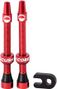 Valves Tubeless CushCore 55 mm Rouge