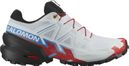 Salomon Speedcross 6 Wit Rood Damesschoenen