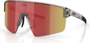 Unisex Glasses Bliz P004 L Dark Grey Transparent/Red