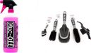 Muc-Off Nano Tech Bike Cleaner 1L + Muc-Off 5 Brush Set Bundle