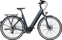 Electric City Bike O2 Feel iSwan City Boost 6.1 Univ Shimano Altus 8V 540 Wh 28'' Gris Anthracite