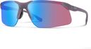 Smith Cipher Sunglasses: Matte Meteorite Crystal / Rose-Blue ChromaPop Mirror