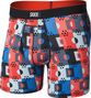 Boxer Saxx Multi-Sport Mesh Brief Fly Multicolore Homme