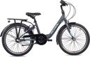 Vélo enfant S'COOL chiX - moyeu 3 vitesses - Gris foncé/Aqua
