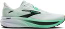 Brooks Ghost 18 hardloopschoenen wit/groen voor heren