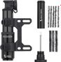 Handpumpe + Integrierte Werkzeuge Tubeless Repair Kit Wolf Tooth Encase Pump 40 cc Schwarz