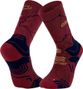 BV Sport Trek Collector GR75 High-Top Socks - Red/Blue