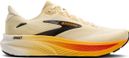 Brooks Ghost 18 hardloopschoenen voor heren, beige/oranje