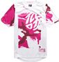 Troy Lee Designs Flowline Youth Short-Sleeve Jersey - White/Pink