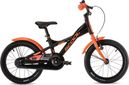 Vélo enfant S'COOL XXlite - 1 vitesse - Noir/Orange