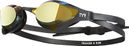 Gafas de natación Tyr Tracer-X RZR Espejadas Oro/Negro