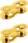 2er-Set Kettenschnellverschluss Fahrrad 12-fach – Magic Link Connector gold