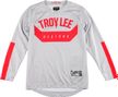 Langarm Trikot Kinder Troy Lee Designs Flowline Youth Grau/Rot