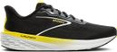 Brooks Launch 12 Running Shoes, Black/Yellow, Men's