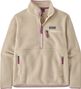 Forro polar Patagonia Retro Pile Marsupial 1/2 Zip Beige Mujer