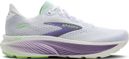 Brooks Ghost 18 hardloopschoenen wit/paars voor dames