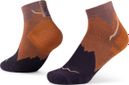 Chaussettes Buff Merino Lightweight Quarter 3" Orange 