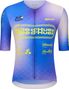 Santini Tour de France Alpe d’Huez Short-Sleeve Jersey, Blue/Purple