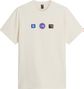 T-shirt The North Face Explorer Badges RLX Blanc Unisexe