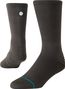 Stance Washed Black Ultra Crew Socken Schwarz