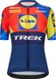 Damen Kurzarm Trikot Santini Team Lidl-Trek 2025 Blau