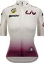 Santini Tour de France Women's White Short-Sleeve Jersey