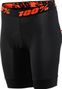 100% Crux Liner Damen Shorts Schwarz / Orange